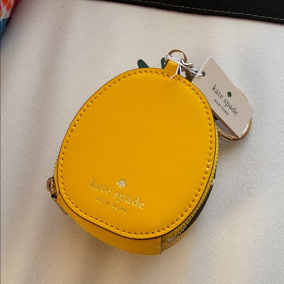 Kate Spade Yellow Pineapple Coin Purse - Picture 4 of 4